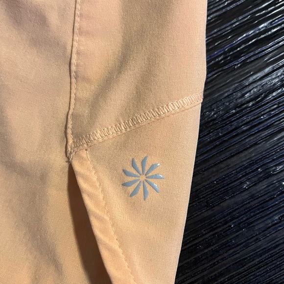 Coral Athleta shorts, good for activity’s - Picture 3 of 4